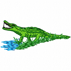 Reptiles Embroidery Design 10